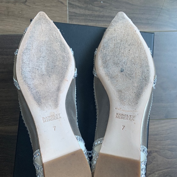 IVORY Badgley Mischka Gigi Flats size 7 - Picture 4 of 6